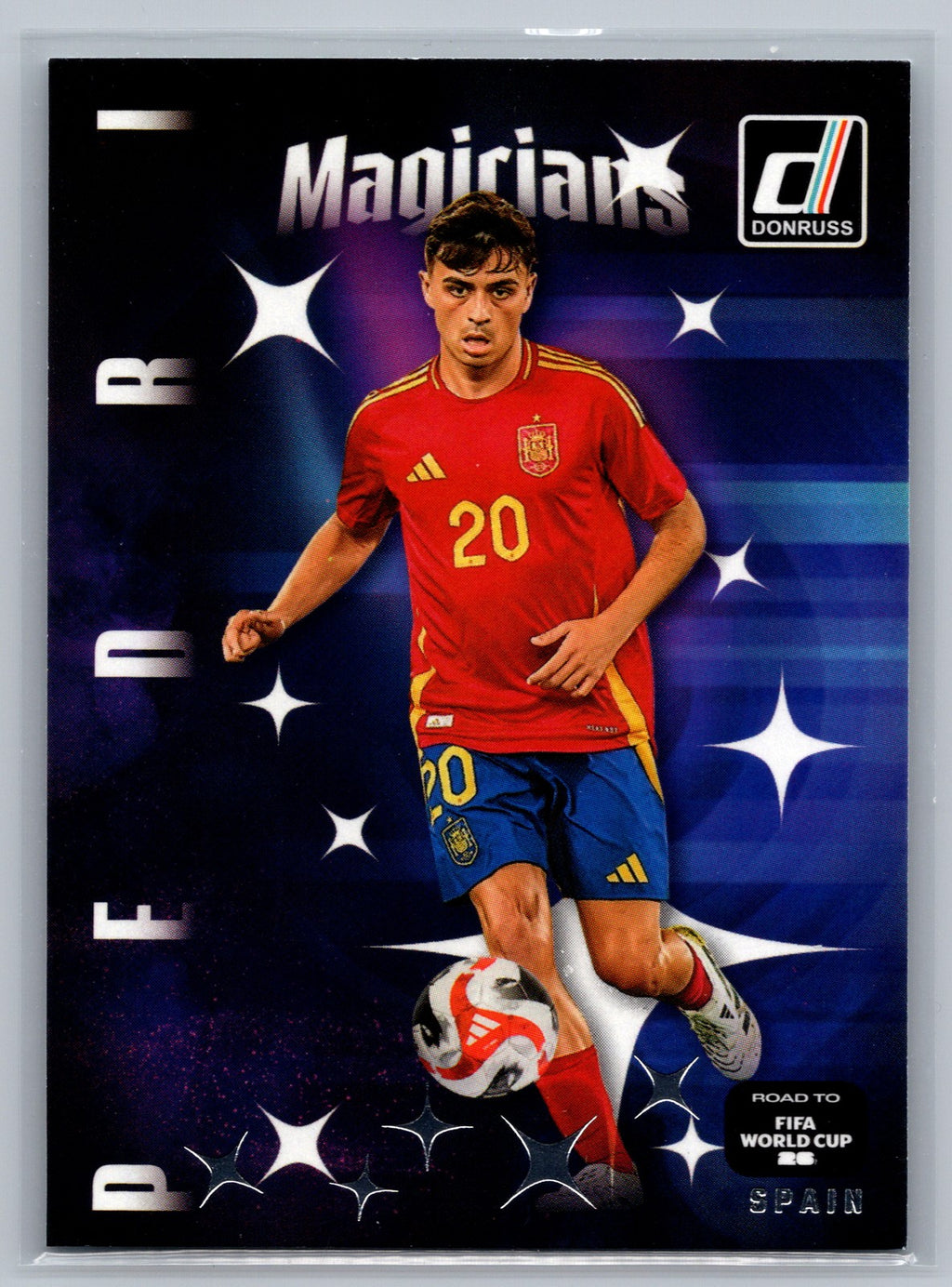 2025-26 Donruss Road to FIFA World Cup #24 Pedri Magicians