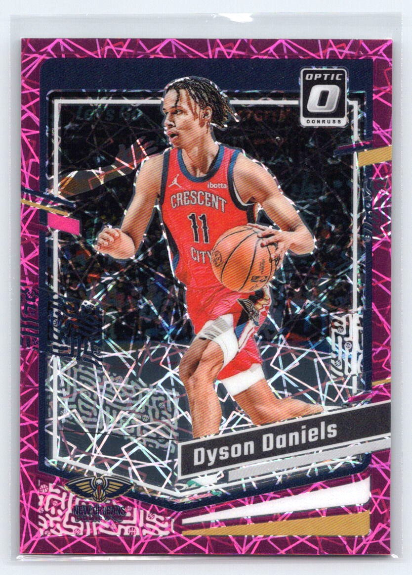 2023-24 Donruss Optic #186 Dyson Daniels Pink Velocity #/79