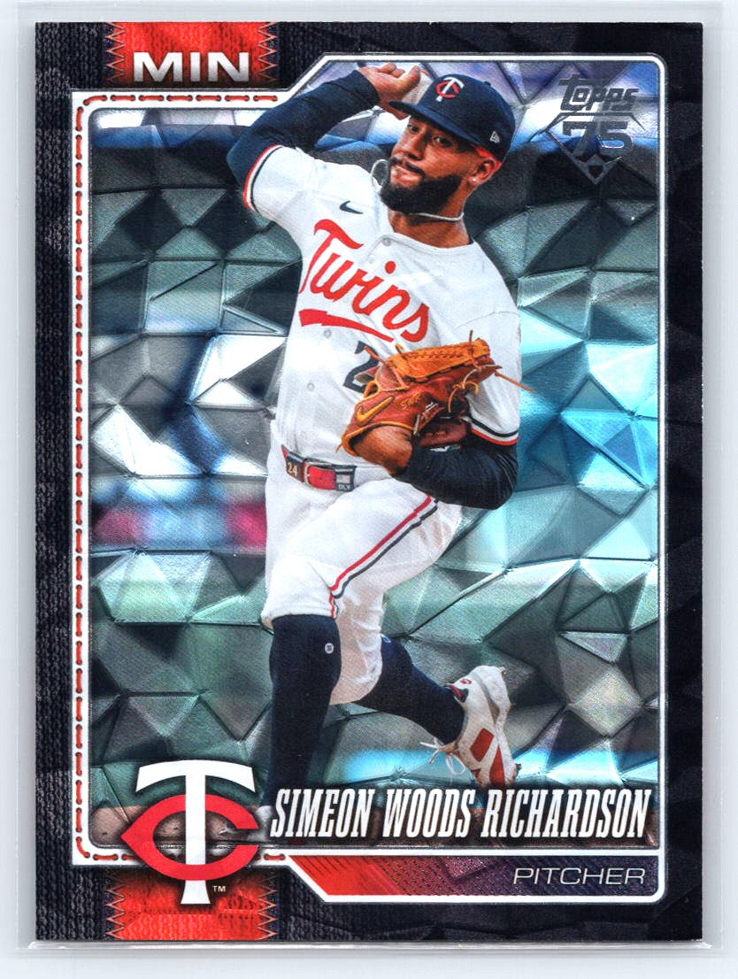 2026 Topps #512 Simeon Woods Richardson Black Diamante Foil #/10