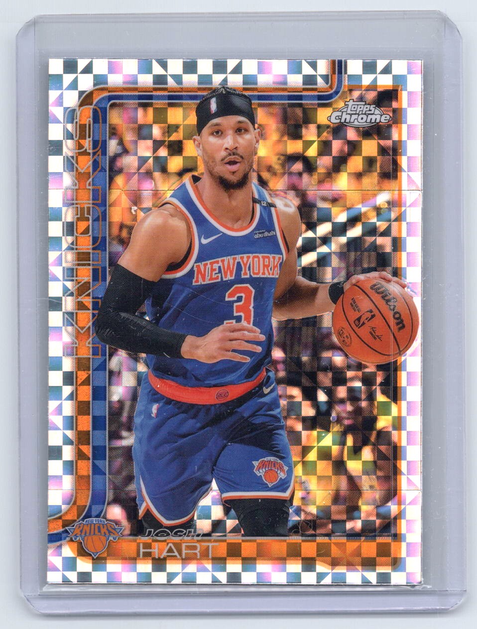 2025-26 Topps Chrome #160 Josh Hart X-Fractor