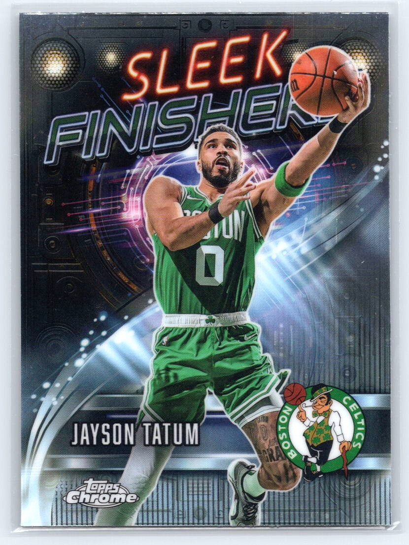 2025-26 Topps Chrome #SF-5 Jayson Tatum Sleek Finishers