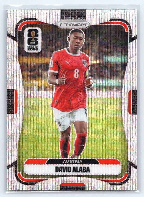 2026 Panini Prizm FIFA World Cup #146 David Alaba Wave Prizms