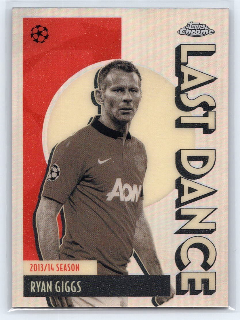 2025-26 Topps Chrome UEFA Club Competitions #LD-12 Ryan Giggs Last Dance
