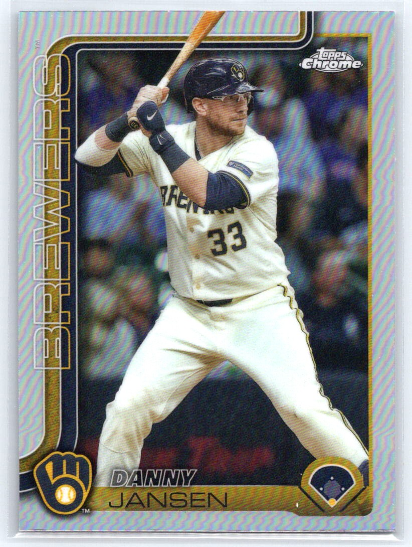 2025 Topps Chrome Update #USC122 Danny Jansen Refractors