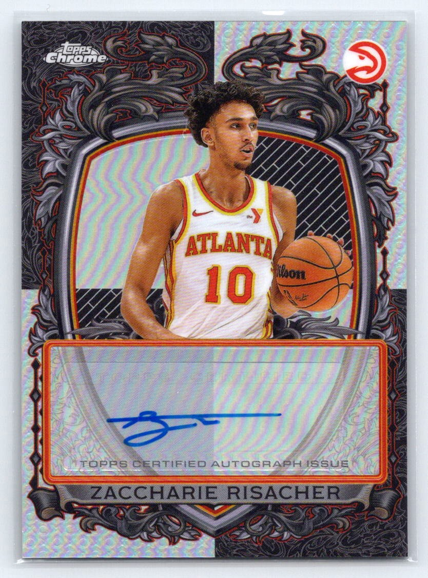 2025-26 Topps Chrome #SS-ZR Zaccharie Risacher Signature Style Refractors