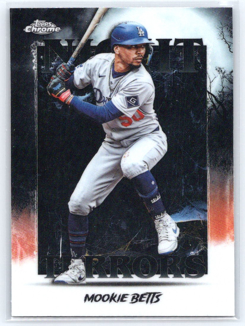 2025 Topps Chrome Update #NT-9 Mookie Betts Night Terrors