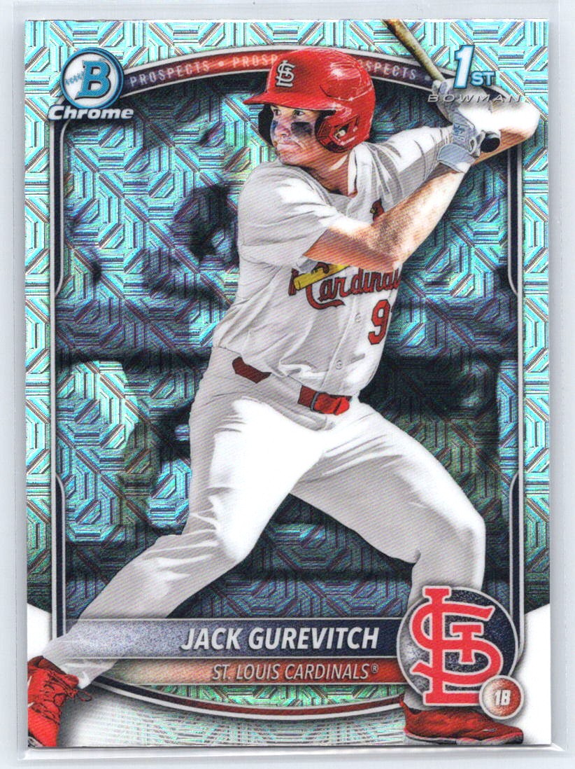 2025 Bowman Draft #BDC-150 Jack Gurevitch Chrome Mojo Refractor