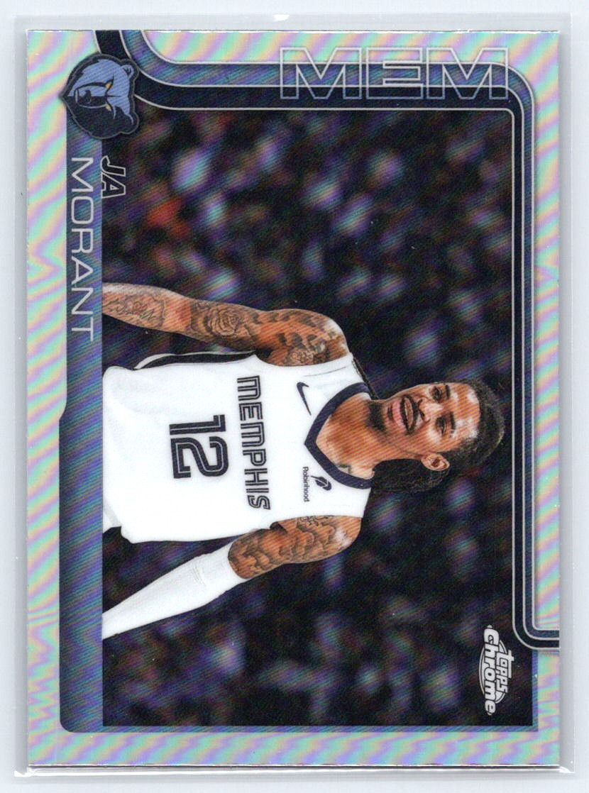 2025-26 Topps Chrome #158 Ja Morant Refractor
