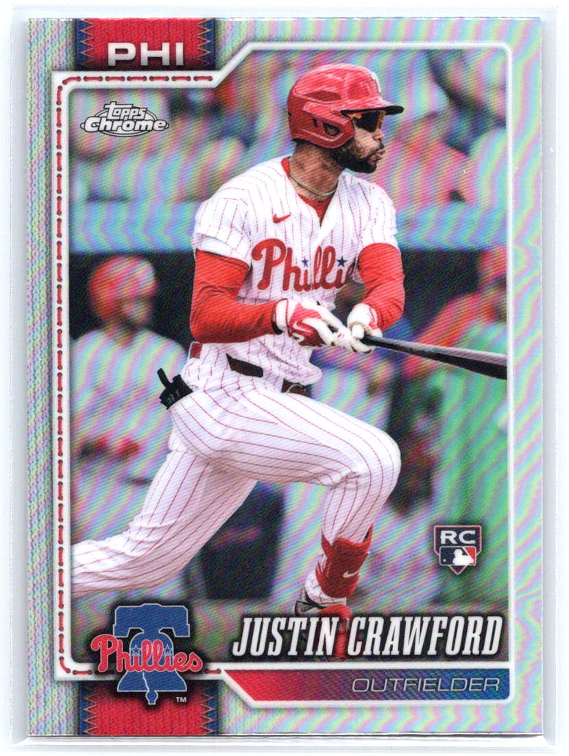 2026 Topps Chrome #73 Justin Crawford Refractors