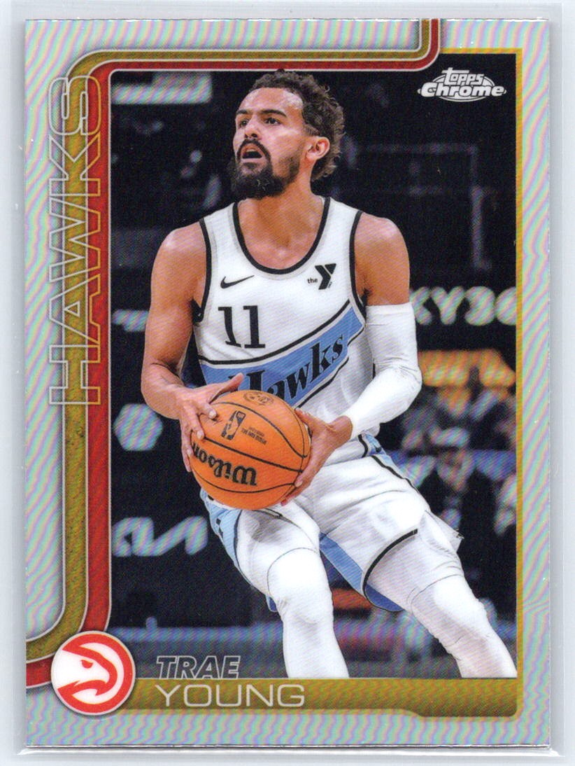 2025-26 Topps Chrome #5 Trae Young Refractor