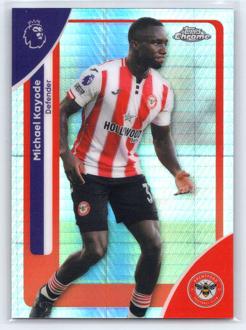 2025-26 Topps Chrome Premier League #32 Michael Kayode Prism Refractor