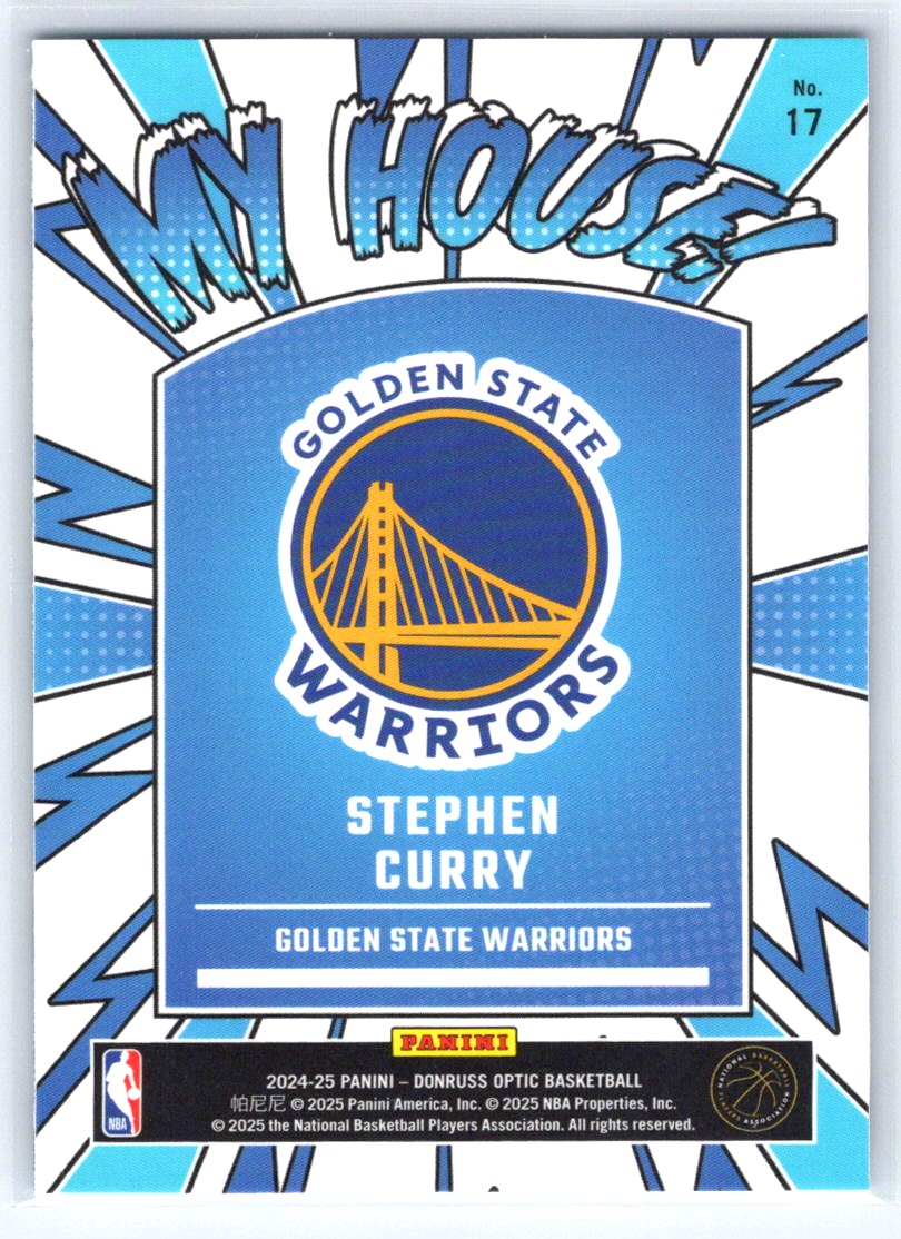 2024-25 Donruss Optic #17 Stephen Curry My House