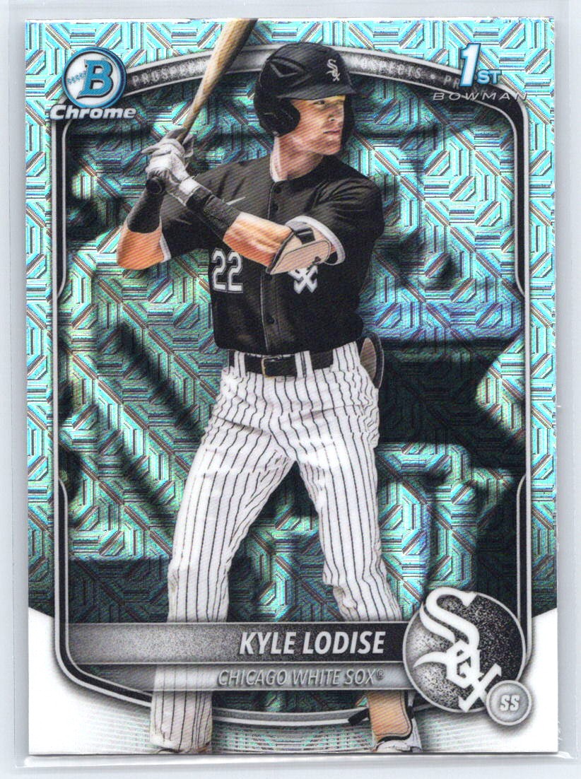 2025 Bowman Draft #BDC-144 Kyle Lodise Chrome Mojo Refractor