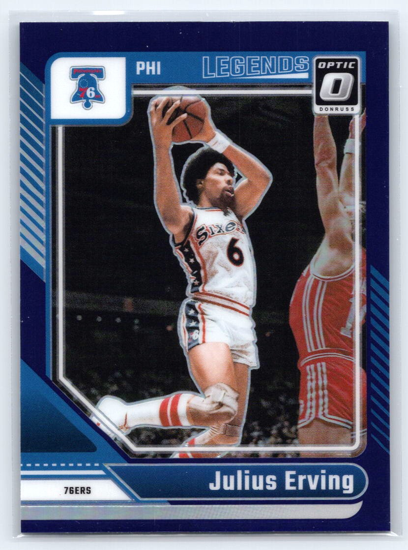 2024-25 Donruss Optic #232 Julius Erving Purple