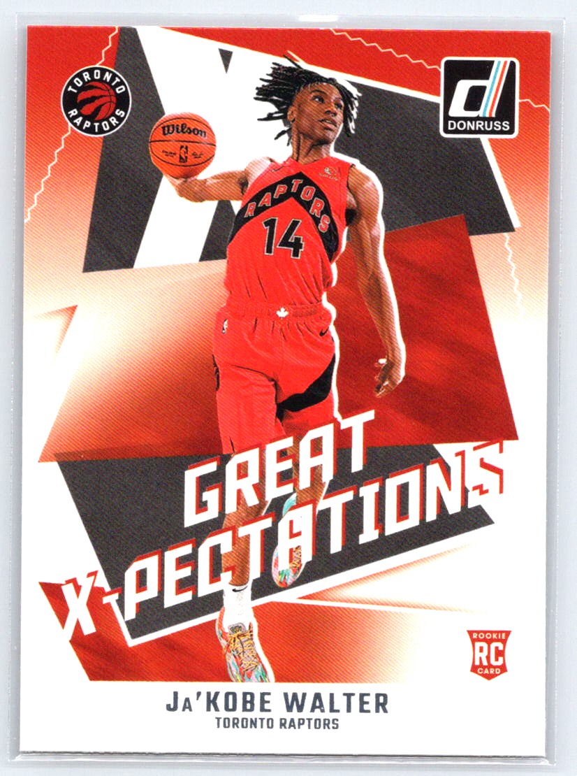 2024-25 Donruss #10 Ja'Kobe Walter Great X-Pectations
