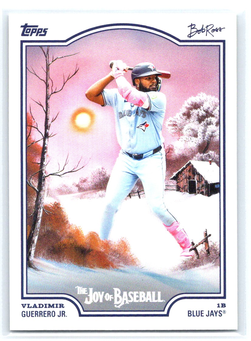 2025 Topps x Bob Ross: The Joy of Baseball #31 Vladimir Guerrero Jr.