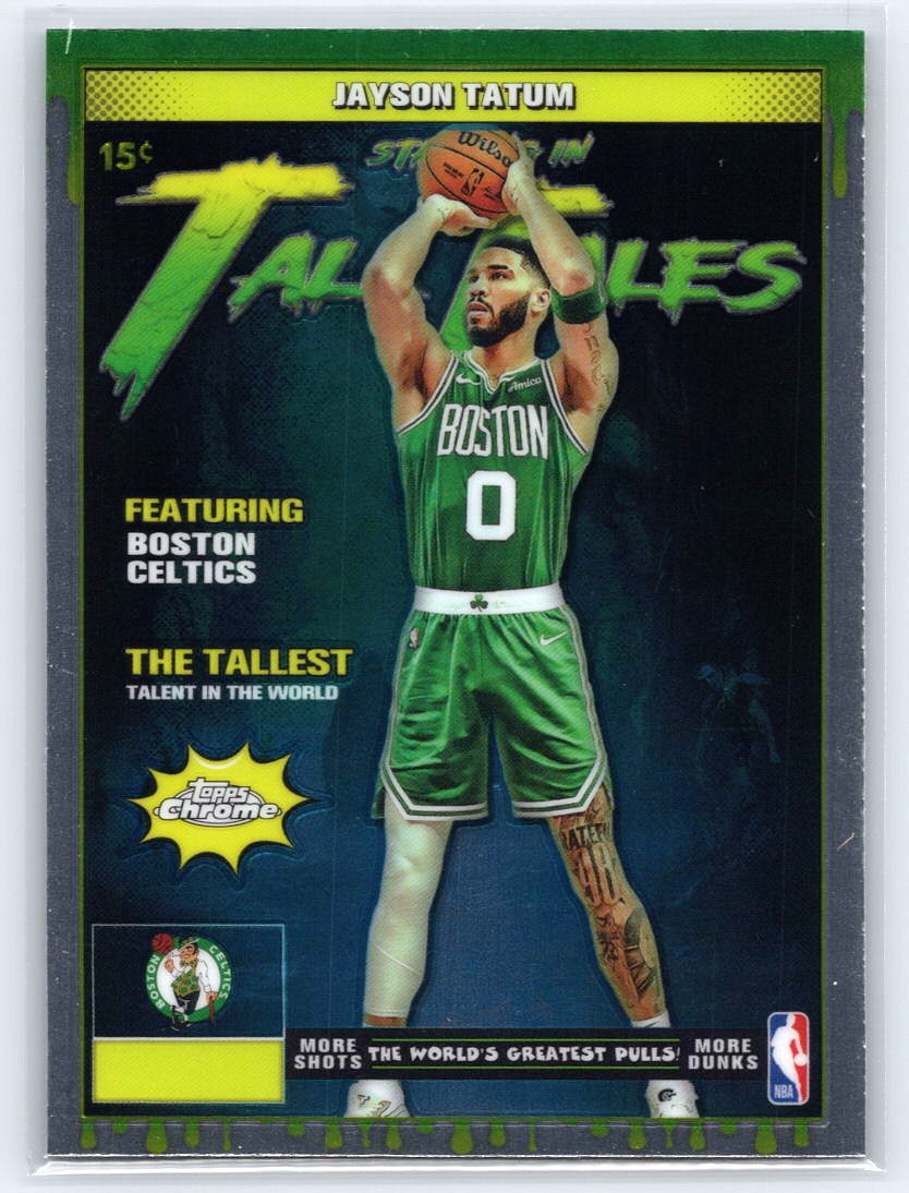 2025-26 Topps Chrome #TT-9 Jayson Tatum Tall Tales
