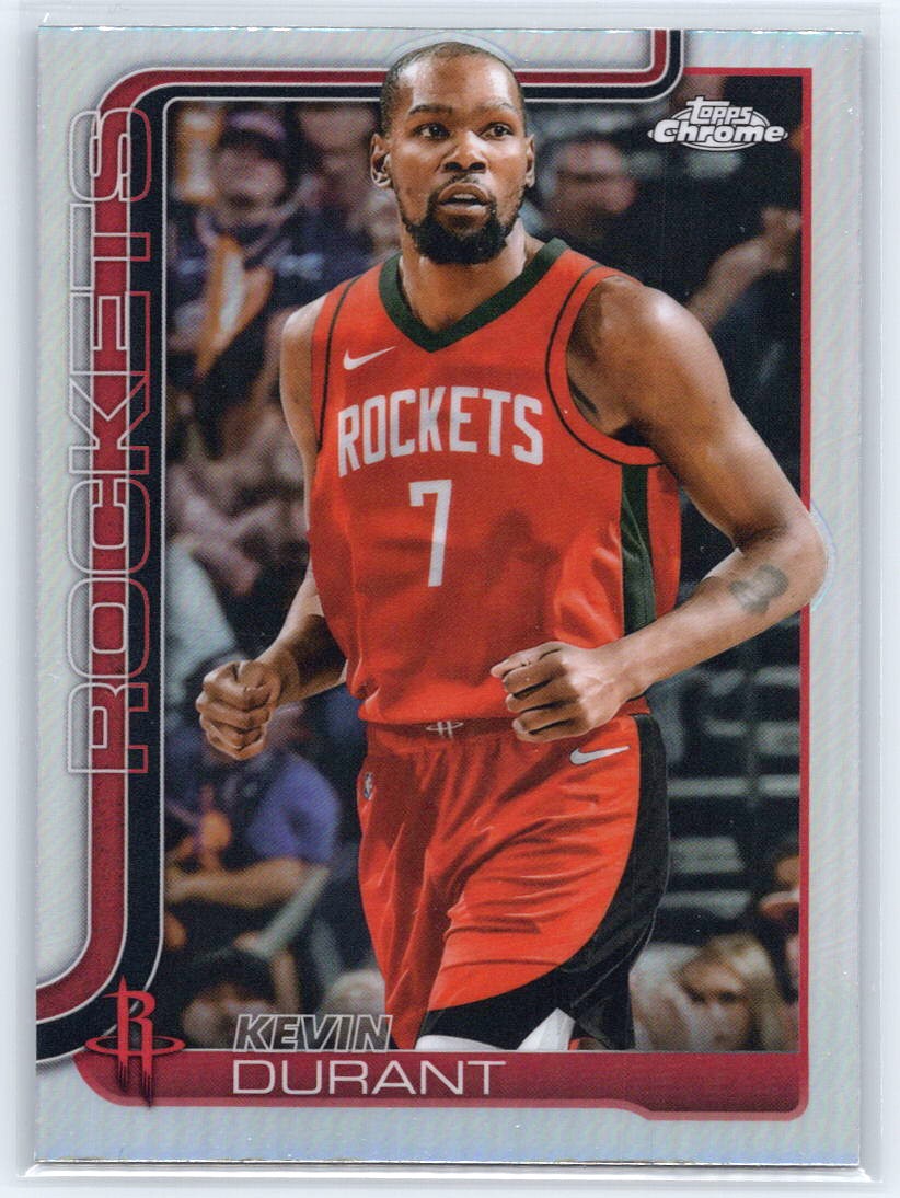 2025-26 Topps Chrome #155 Kevin Durant Refractor