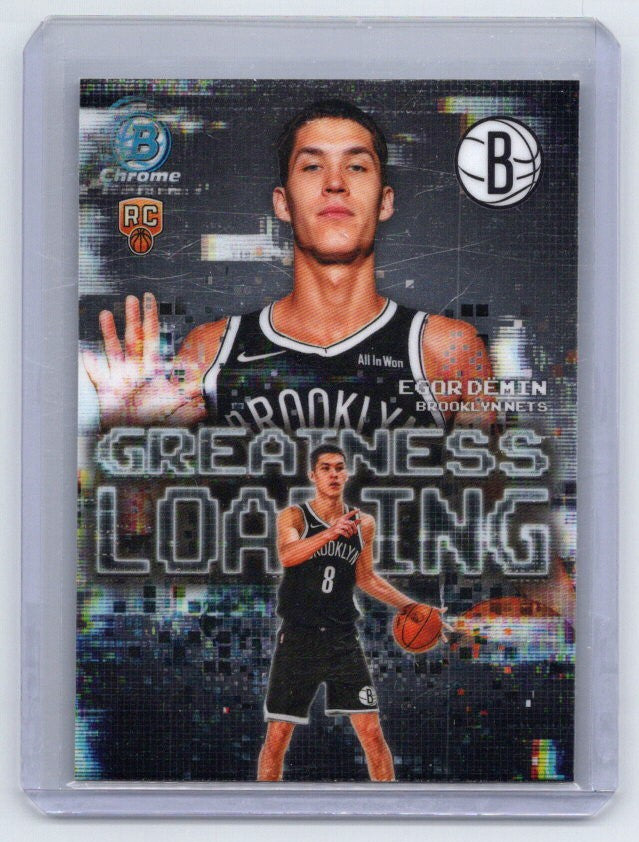 2025-26 Bowman #GL-8 Egor Demin Greatness Loading
