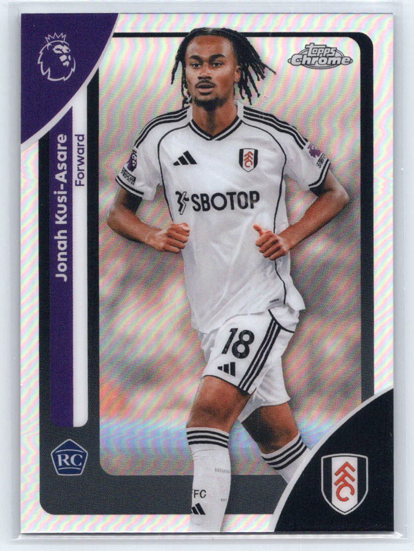 2025-26 Topps Chrome Premier League #98 Jonah Kusi-Asare Refractor
