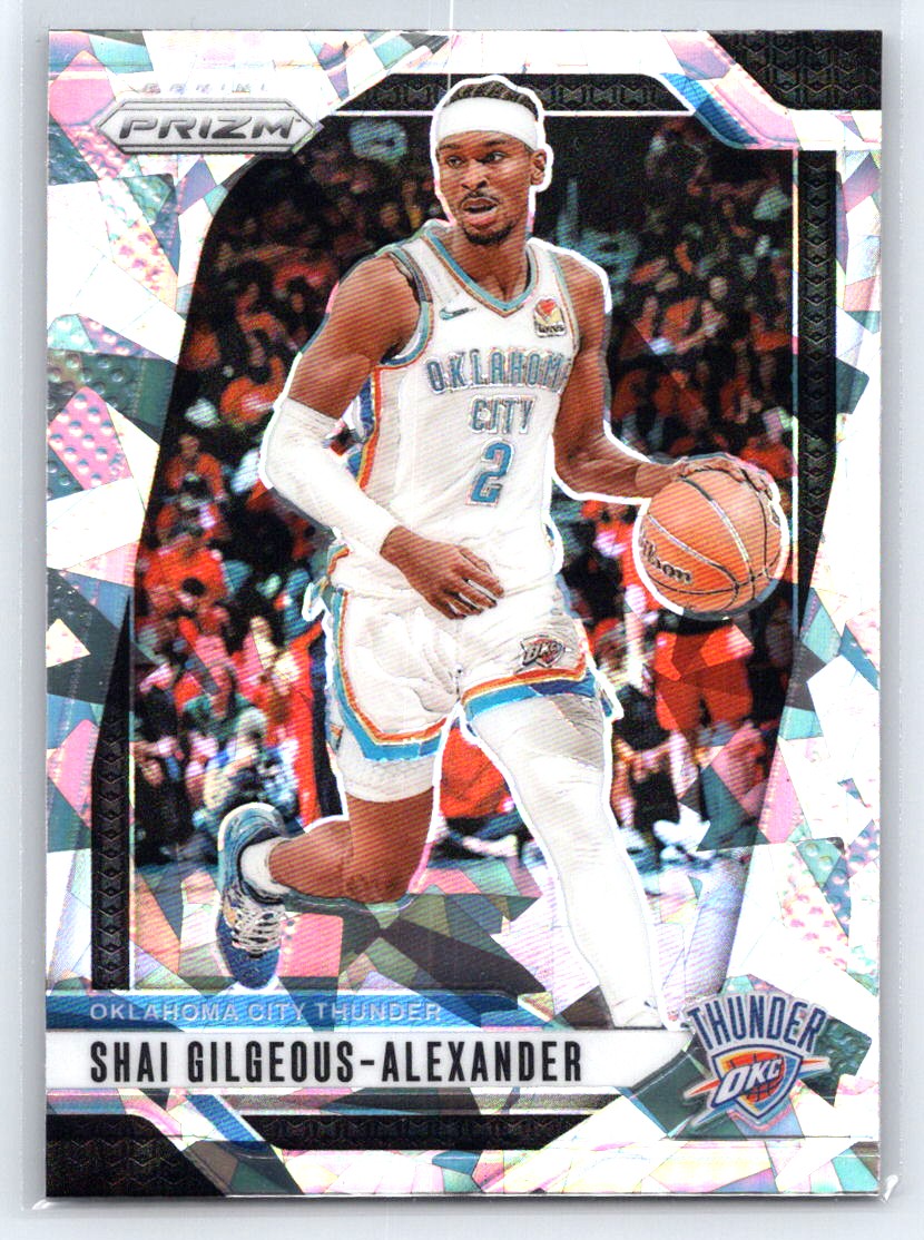 2024-25 Panini Prizm #113 Shai Gilgeous-Alexander Prizms Ice