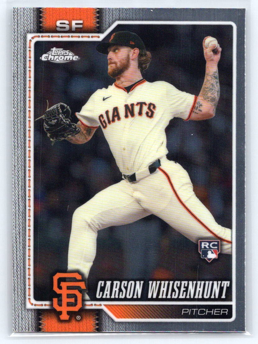 2026 Topps Chrome #142 Carson Whisenhunt