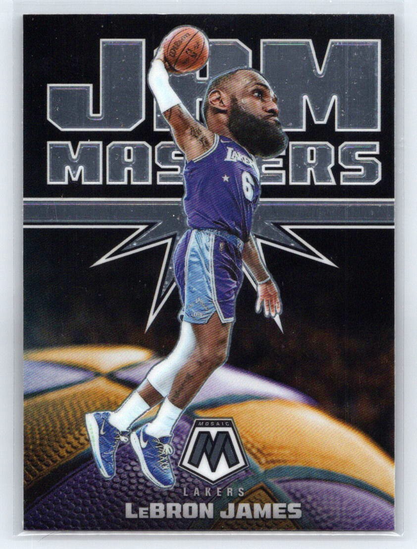 2021-22 Panini Mosaic #1 LeBron James Jam Masters