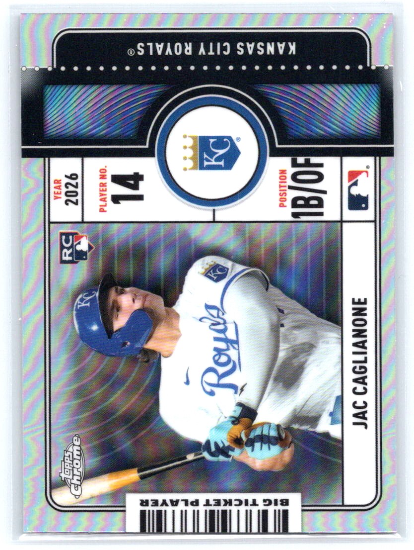 2026 Topps Chrome #BTP-22 Jac Caglianone Big Ticket Players