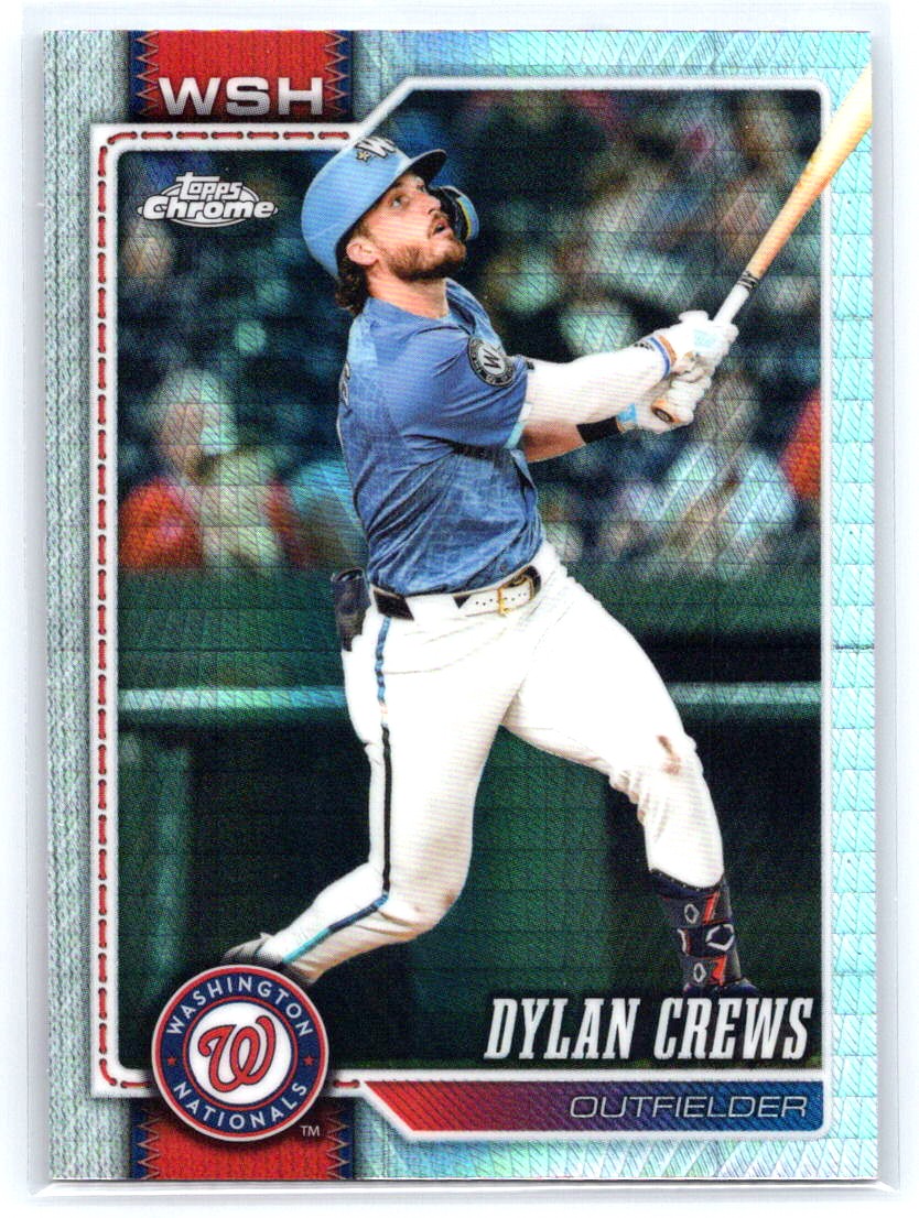 2026 Topps Chrome #54 Dylan Crews Prism Refractors