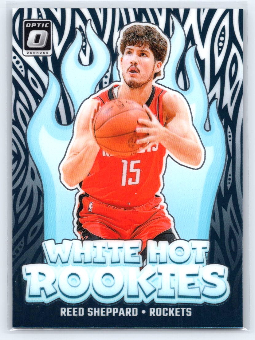 2024-25 Donruss Optic #12 Reed Sheppard White Hot Rookies