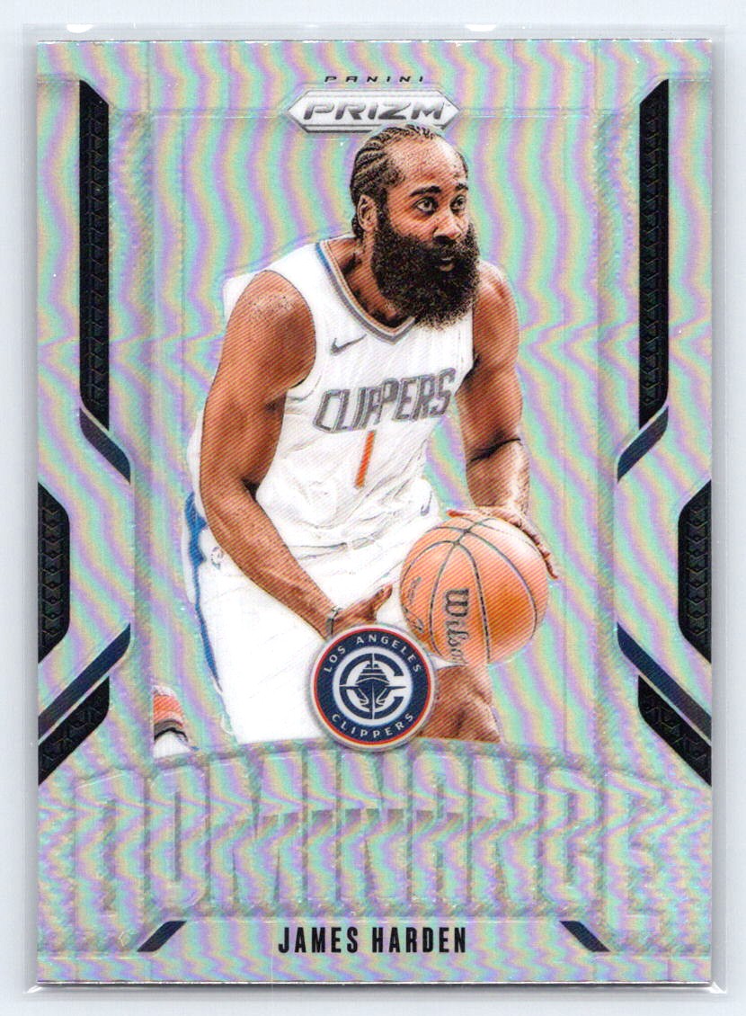 2020-21 Panini Prizm #8 James Harden Dominance Prizms Silver
