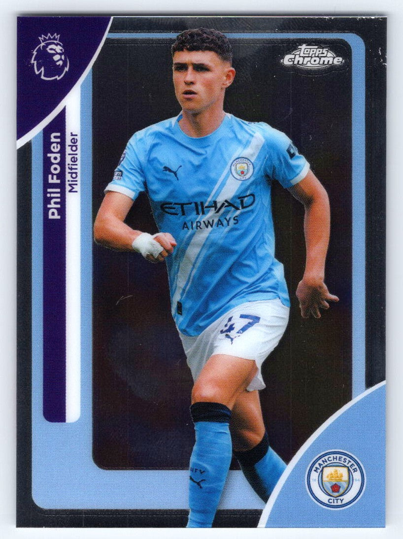 2025-26 Topps Chrome Premier League #124 Phil Foden