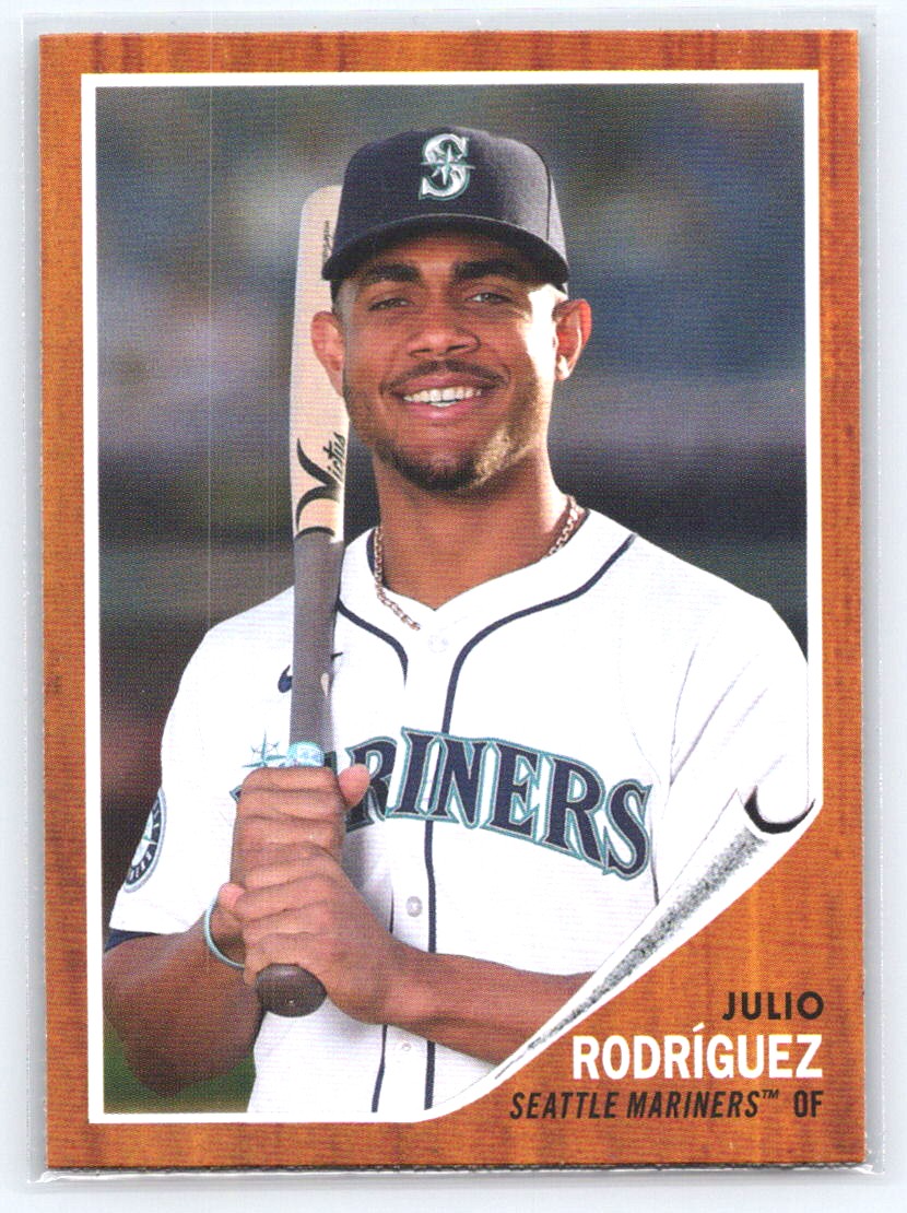 2025 Topps Heritage #H25-11 Julio Rodríguez Heritage 25th Anniversary