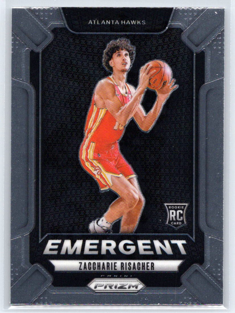2024-25 Panini Prizm #6 Zaccharie Risacher Emergent