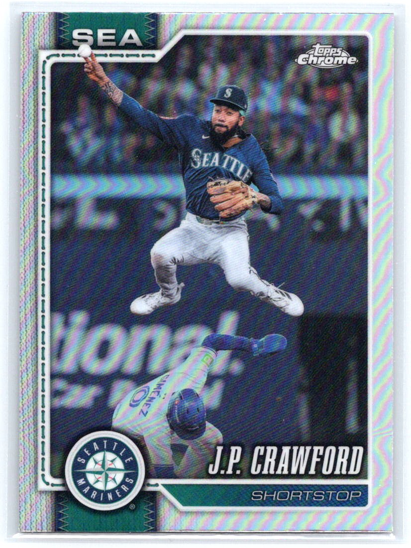 2026 Topps Chrome #25 J.P. Crawford Refractors