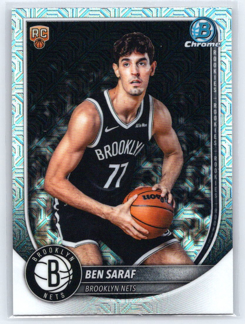 2025-26 Bowman #BCV-26 Ben Saraf Chrome Mojo Refractors