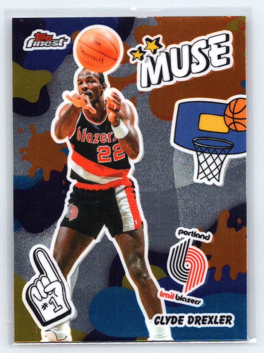 2025-26 Finest #M-22 Clyde Drexler Muse