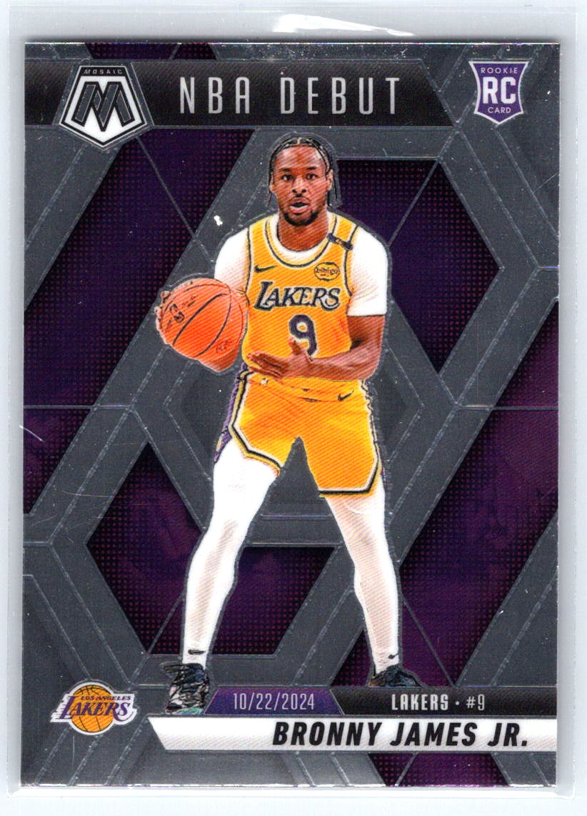 2024-25 Panini Mosaic #262 Bronny James Jr.