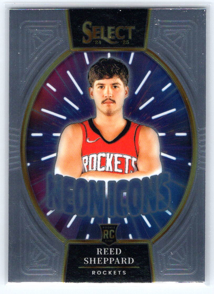 2024-25 Panini Select #13 Reed Sheppard Neon Icons