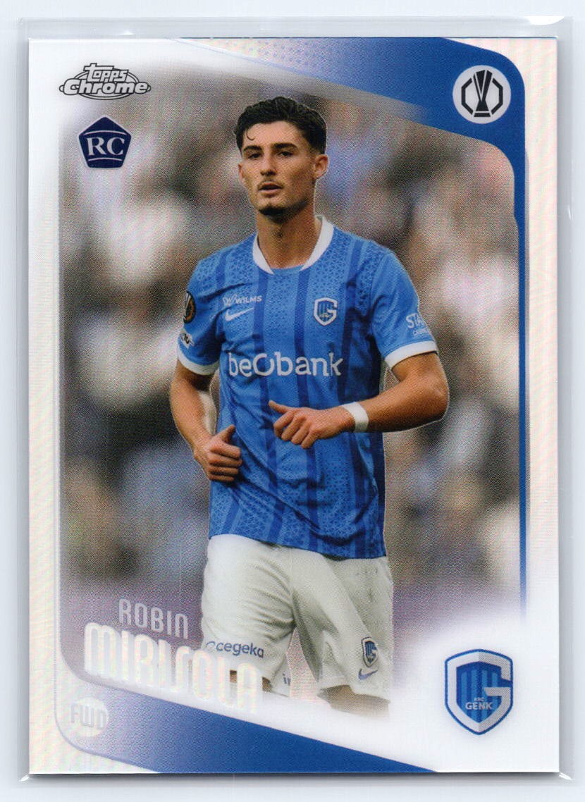 2025-26 Topps Chrome UEFA Club Competitions #26 Robin Mirisola Refractor