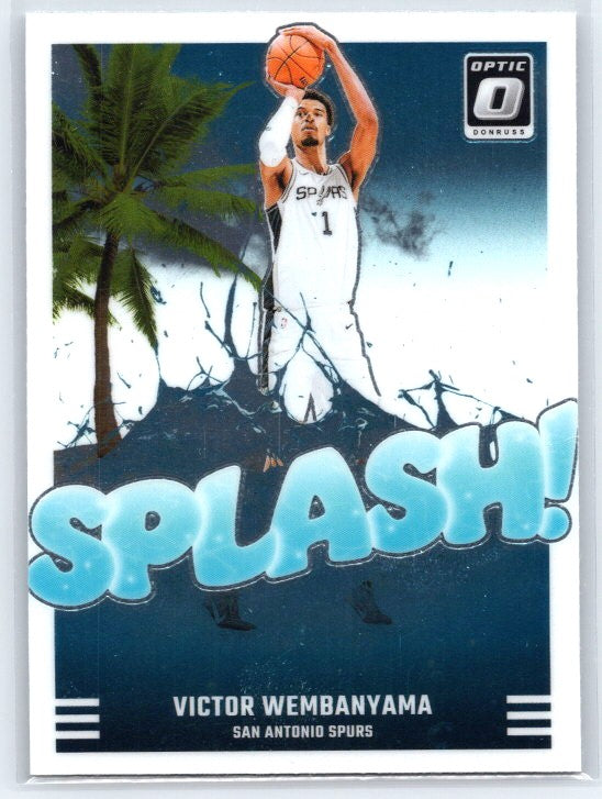 2024-25 Donruss Optic #4 Victor Wembanyama Splash!