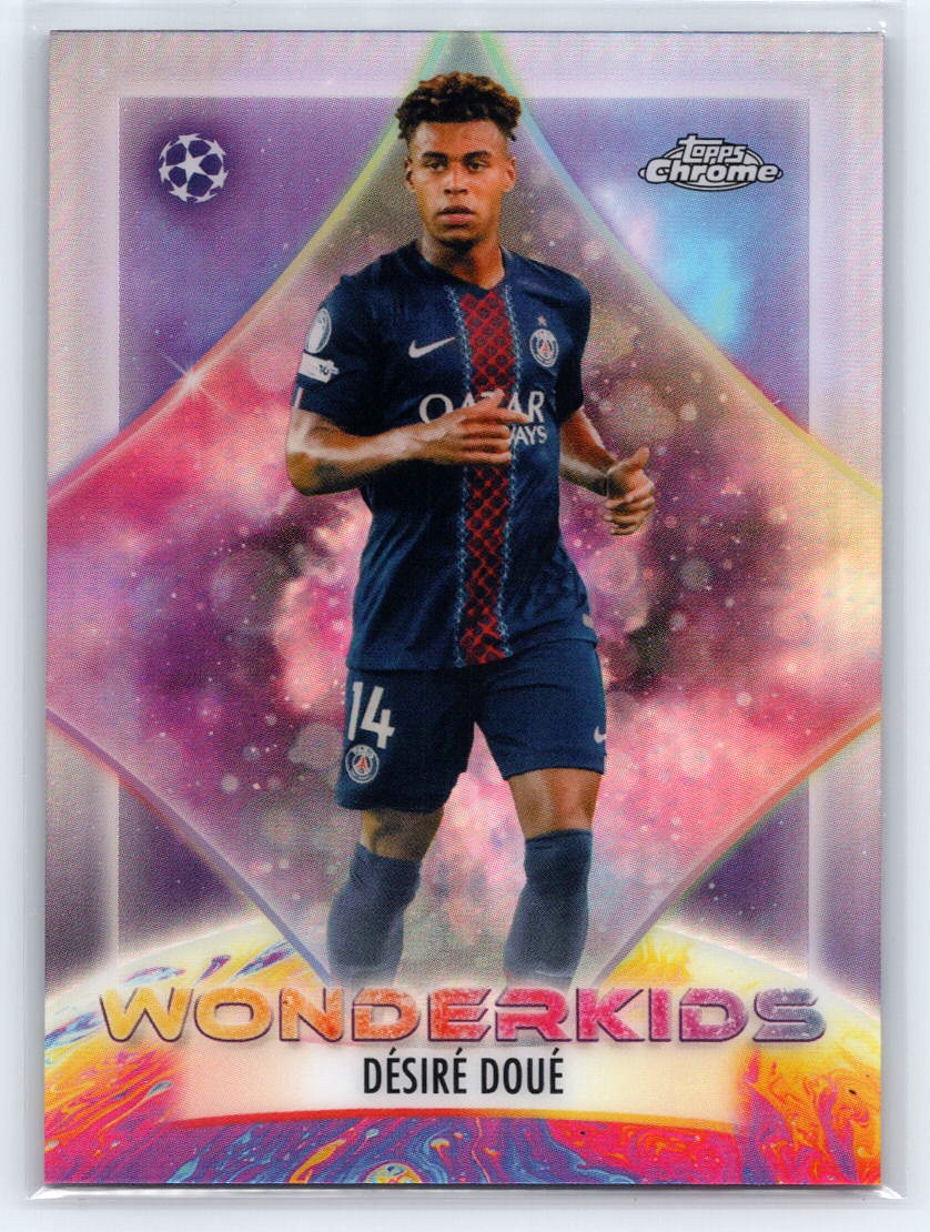 2025-26 Topps Chrome UEFA Club Competitions #WK-11 Désiré Doué Wonderkids