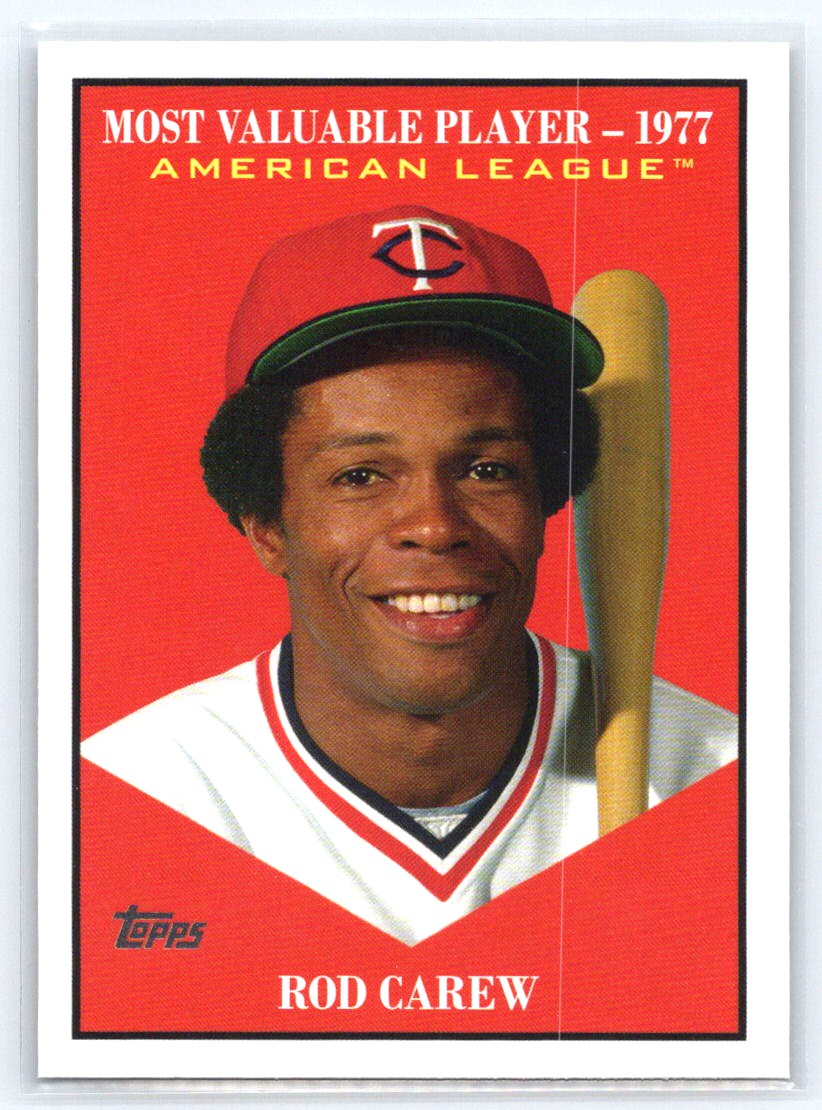 2025 Topps Update #MV-29 Rod Carew Most Valuable