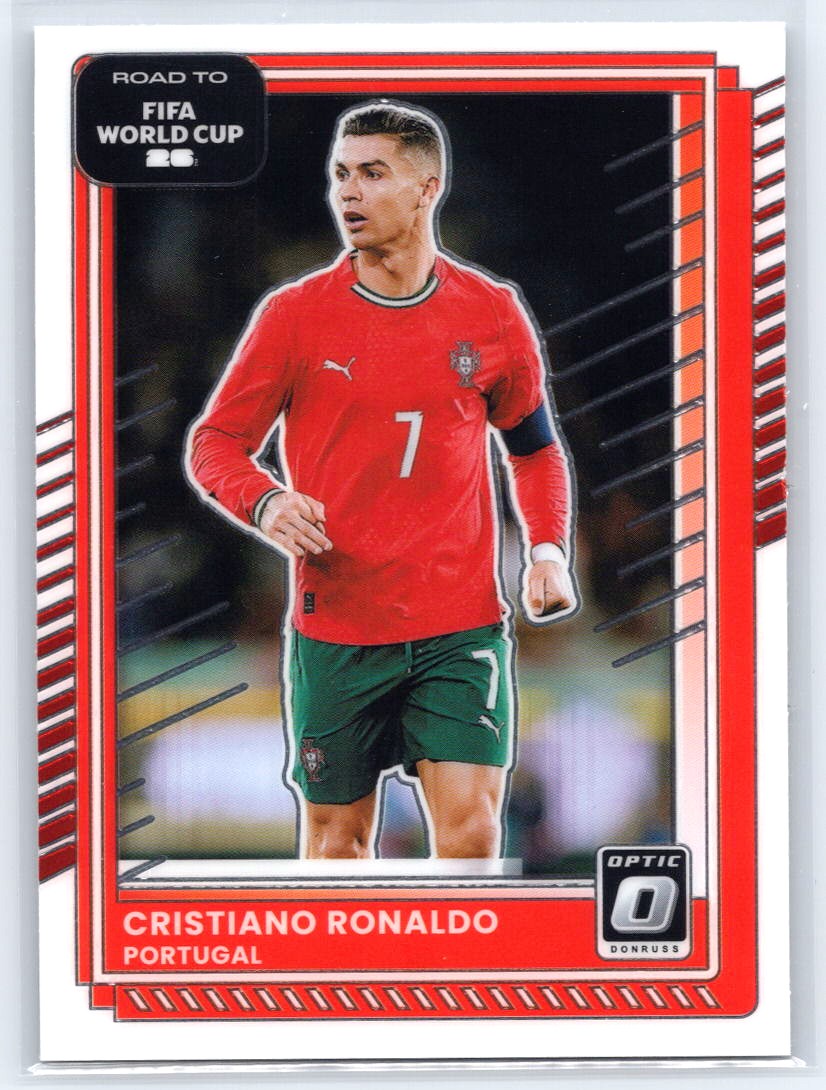 2025-26 Donruss Road to FIFA World Cup #91 Cristiano Ronaldo Optic