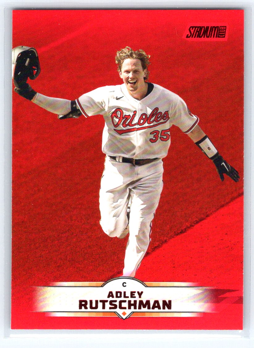 2025 Stadium Club #45 Adley Rutschman Red Foil