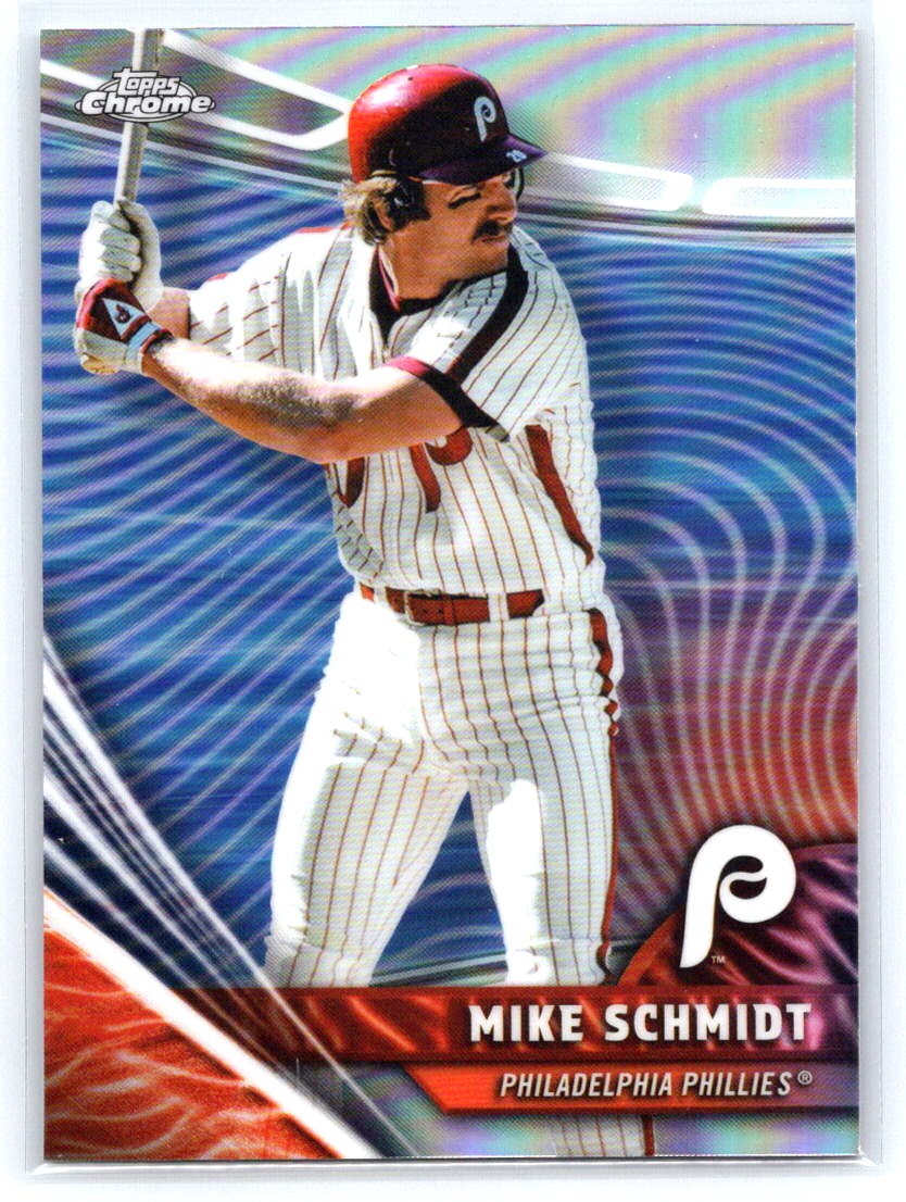 2026 Topps Chrome #RVH-21 Mike Schmidt Chrome Rivals Home