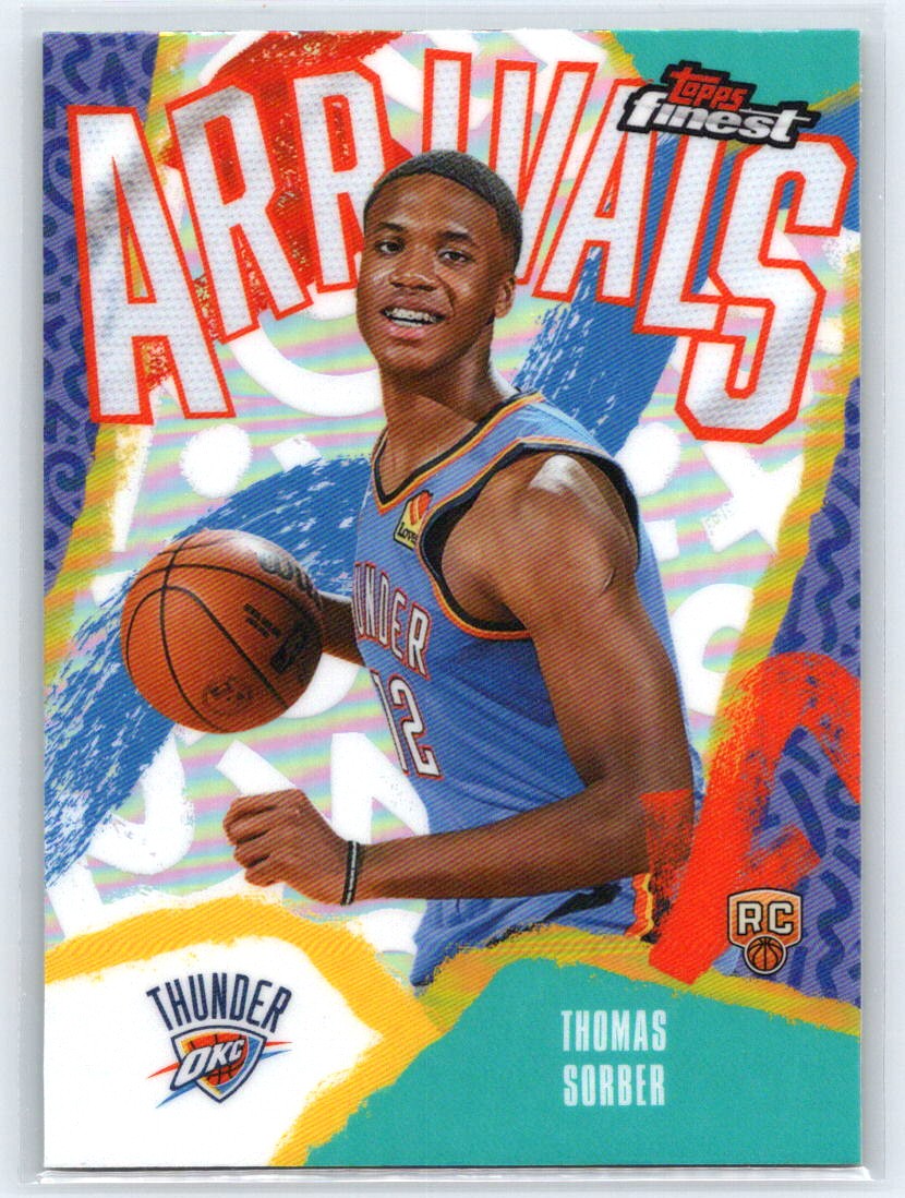 2025-26 Finest #A-15 Thomas Sorber Arrivals