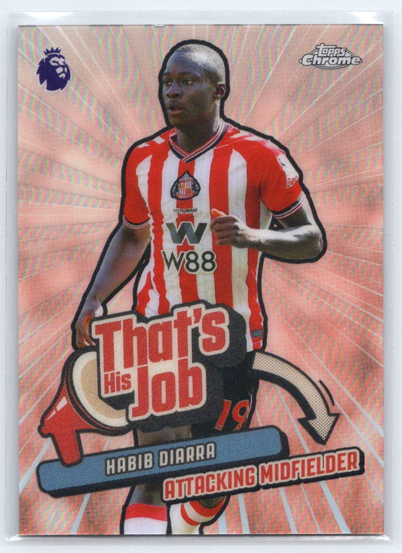 2025-26 Topps Chrome Premier League #THJ-11 Habib Diarra That's His Job