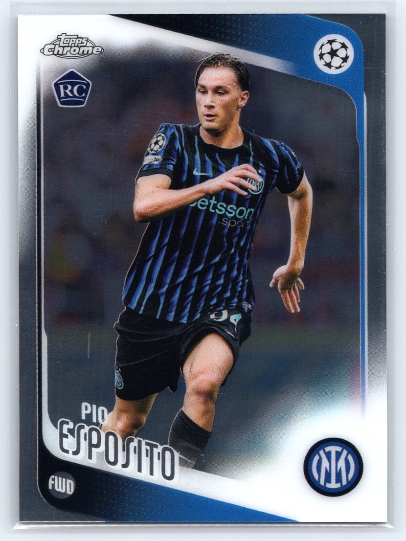 2025-26 Topps Chrome UEFA Club Competitions #163 Pio Esposito