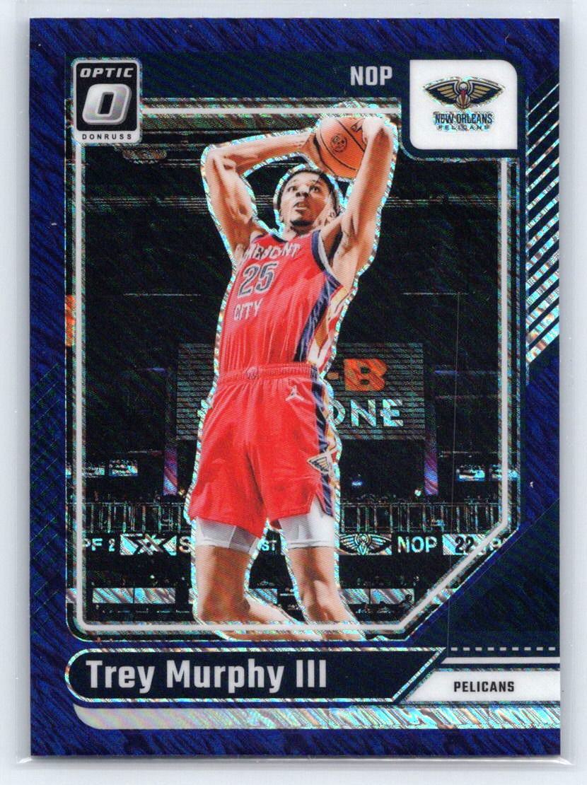 2024-25 Donruss Optic #179 Trey Murphy III Purple Shimmer